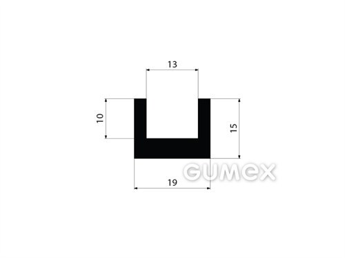 GUMOVÉ PROFILY TVARU "U" - EPDM